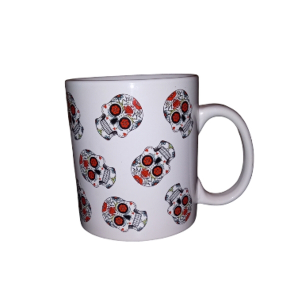 Day of the Dead Sugar Skull Coffee Mug - Picture 4 of 4